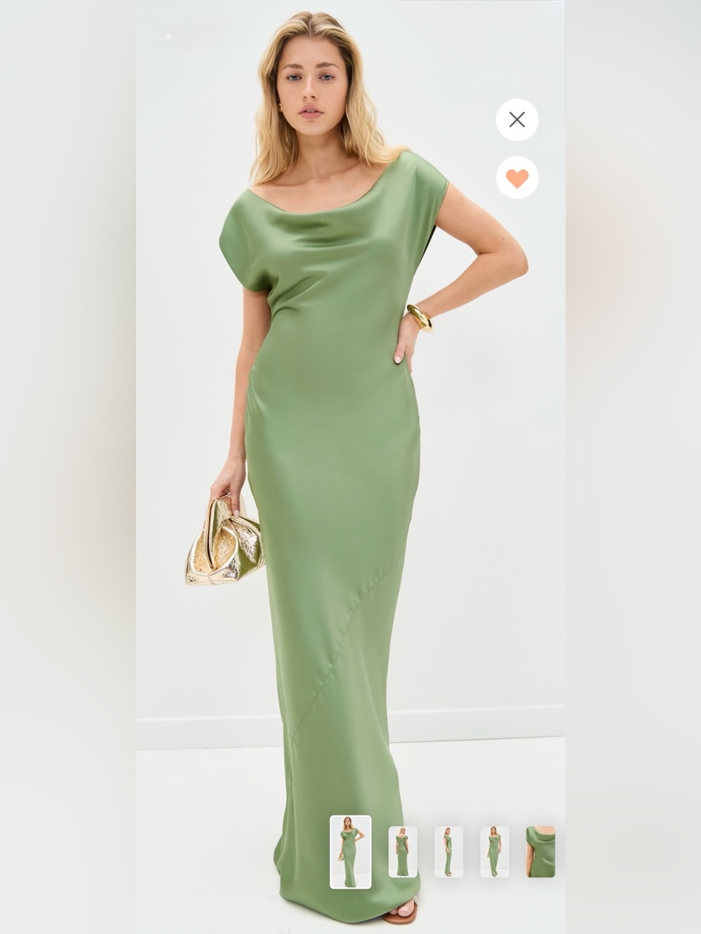 NORMA KAMALI | MARIA CAP SLEEVE GOWN | SIZE SMALL | US: 4